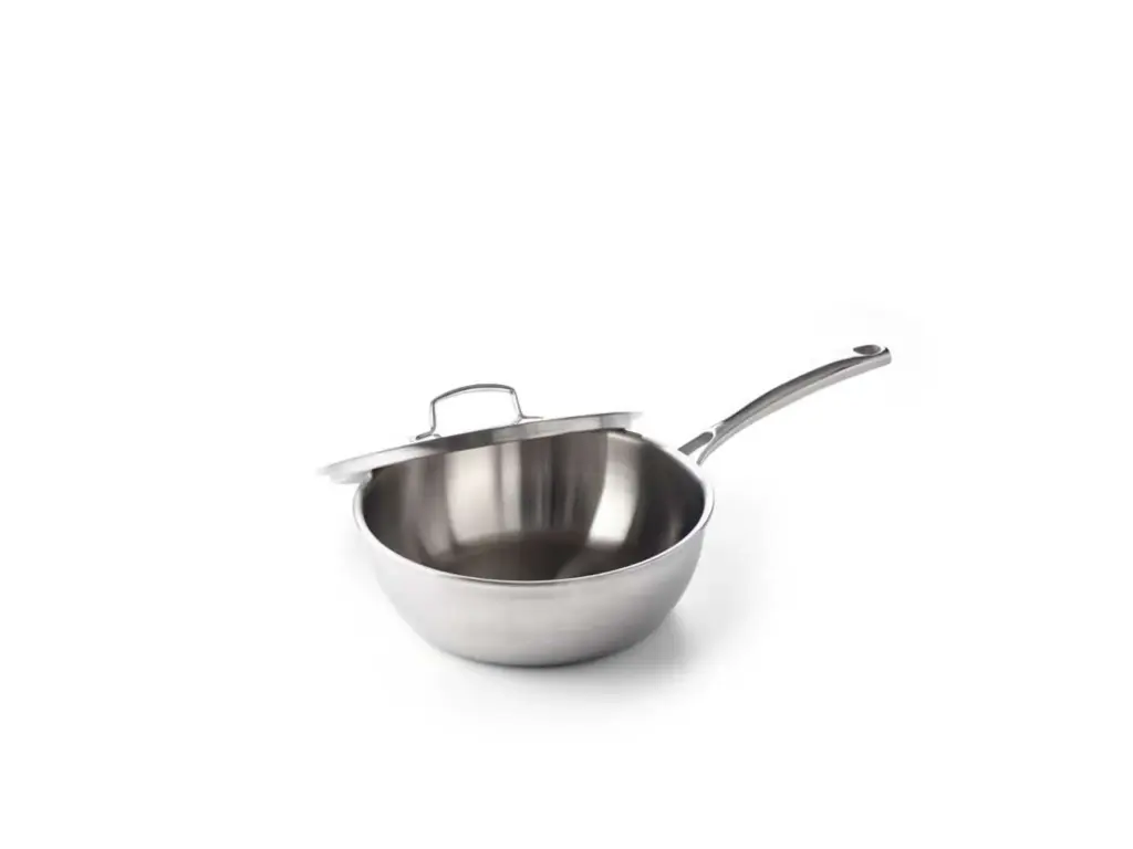 Superior Tri-Ply Conische sauteuse met deksel 24 cm