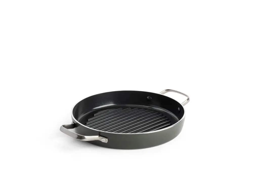 Dagelijkse Kost ronde Grillpan met keramische antikleeflaag 28 cm