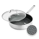 Apex Stoofpan met glazen deksel 24 cm