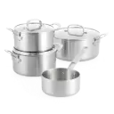 Dagelijkse Kost Set Kookpot 18+20+24 cm en Steelpan16 cm