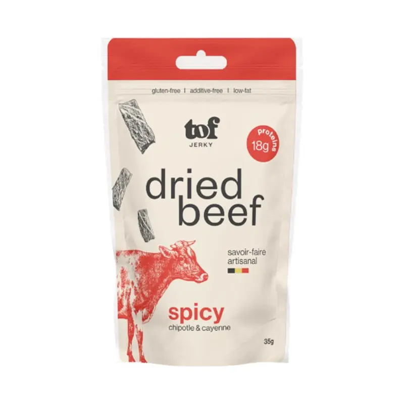 Jerky van Gedroogd Rundvlees Spicy 35 g 