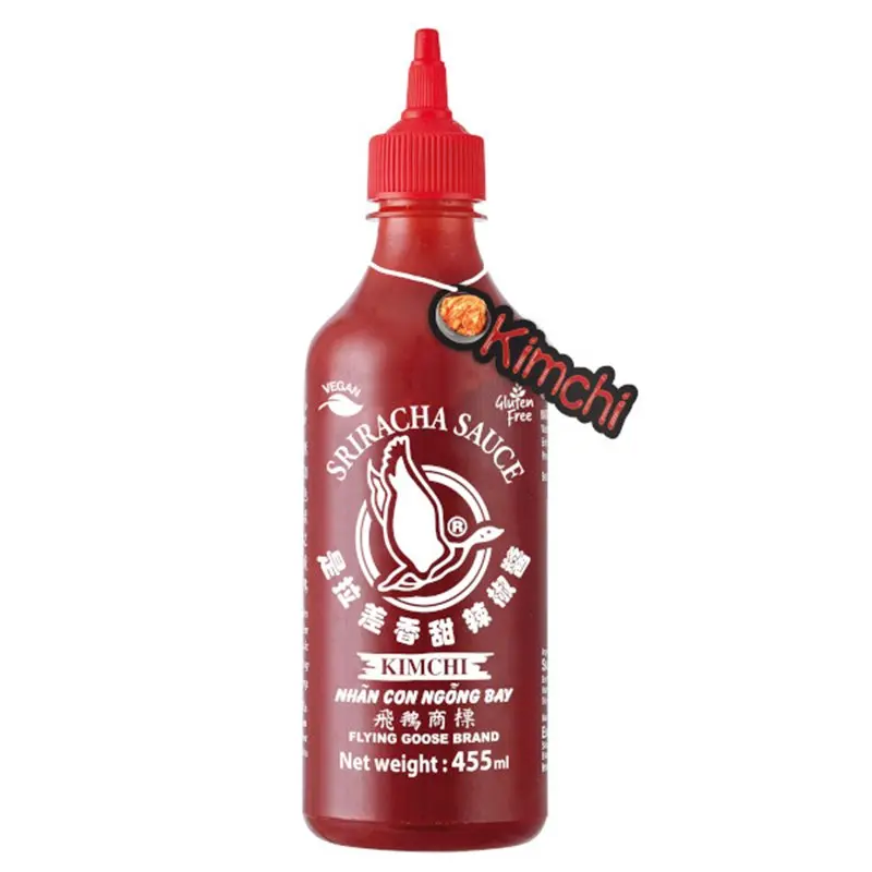 Sriracha chilisaus Kimchi 455ml 