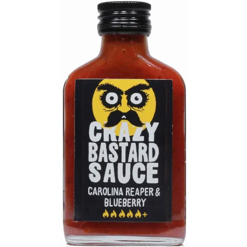 Pikante saus Carolina Reaper & blauwbessen 100 ml