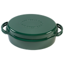 Groene Dutch Oven ovaal 35 cm, 5.2 l