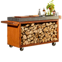 Mise en place table corten pro 135 cd