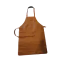 Leather apron brown