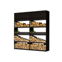 wood storage black 200