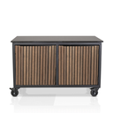 Mise en place bamboo graphite rhombus storage