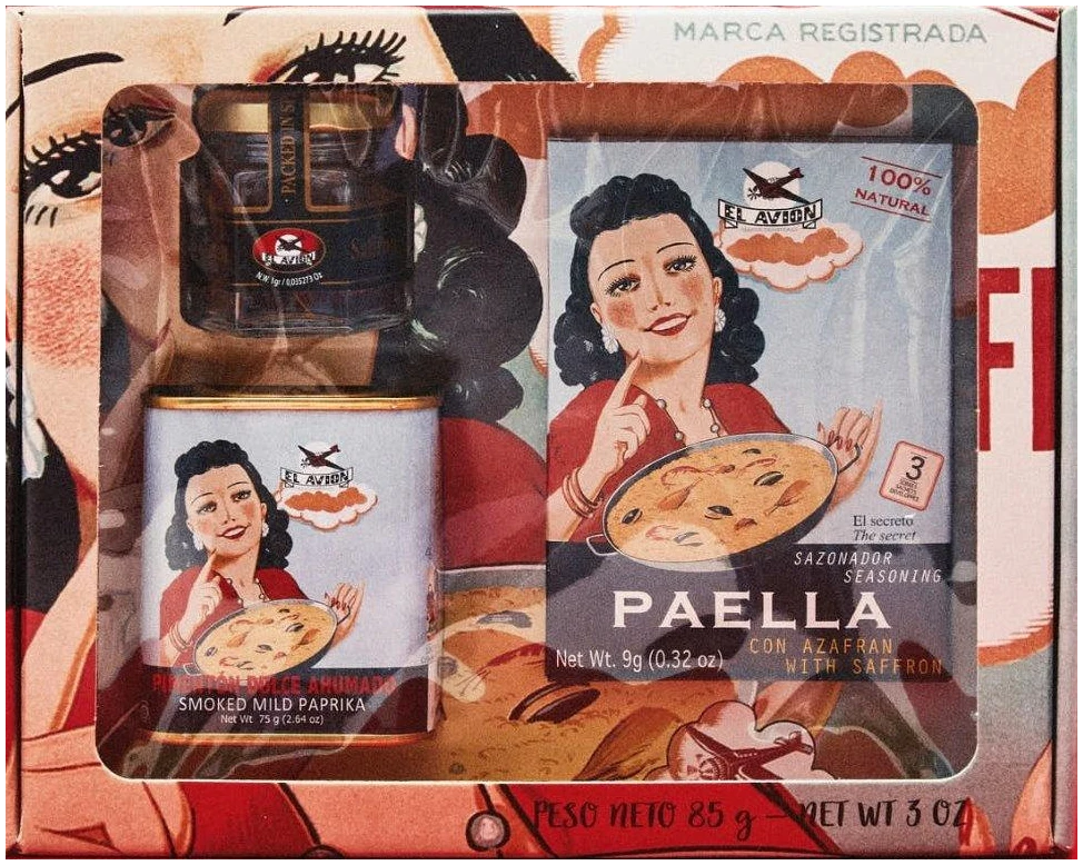 Paella kruiden giftpack (vintage) 85 g 