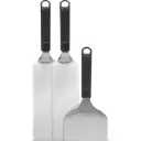 Plancha spatelset, incl schraper,3-delig